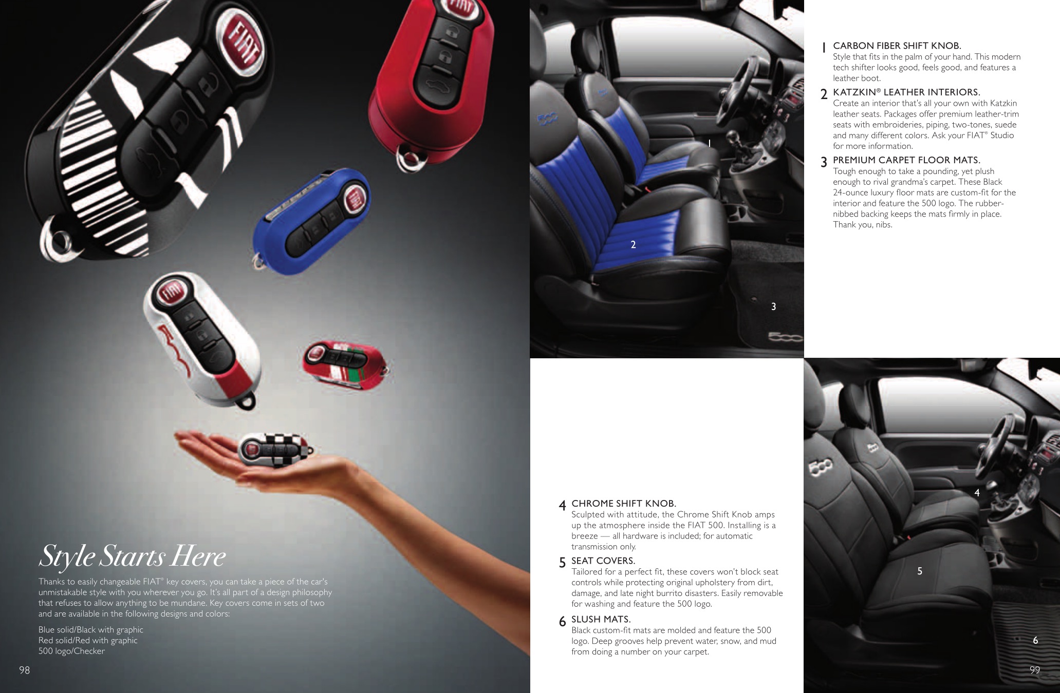 2012 Fiat 500 Brochure Page 16
